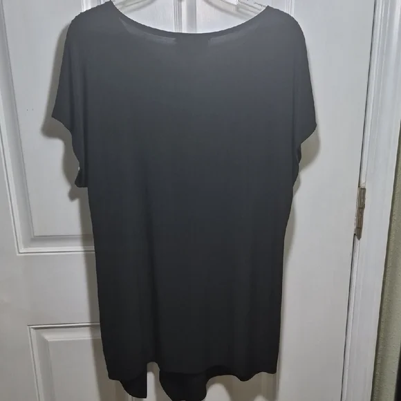 Joseph Ribkoff Black Tunic with Silver Studs NWT - Picture 3 of 4